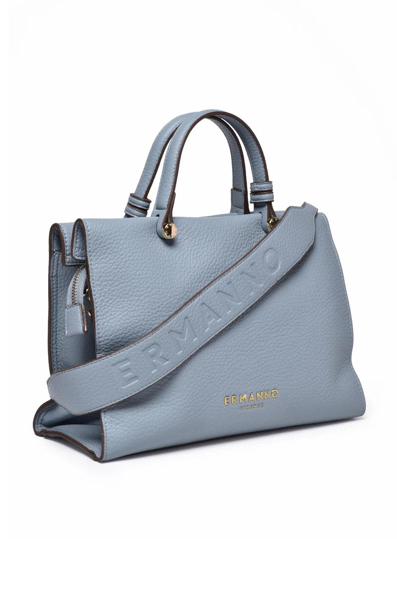 Ermanno Firenze Borsa Tote Petra - Celeste