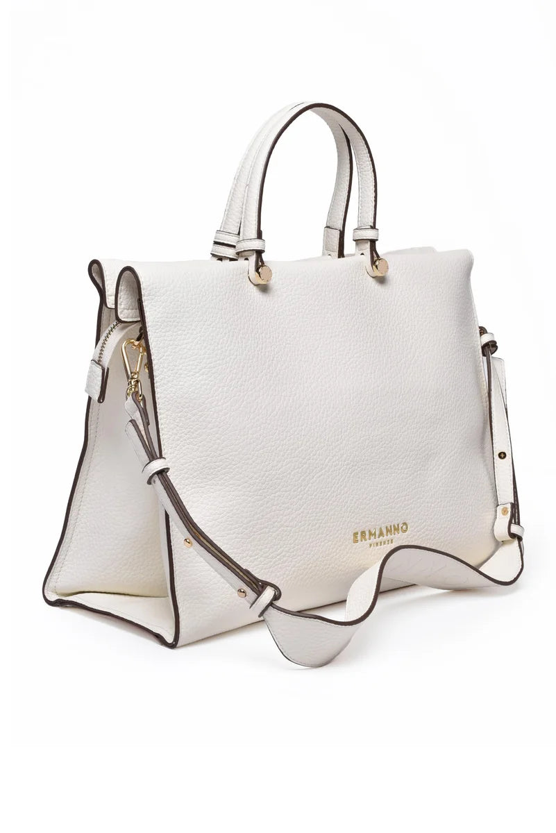 Ermanno Firenze Petra Tote - White