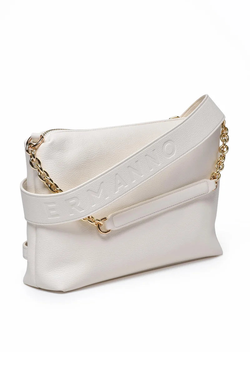 Ermanno Firenze Hobo True Borsa a Spalla - Bianco