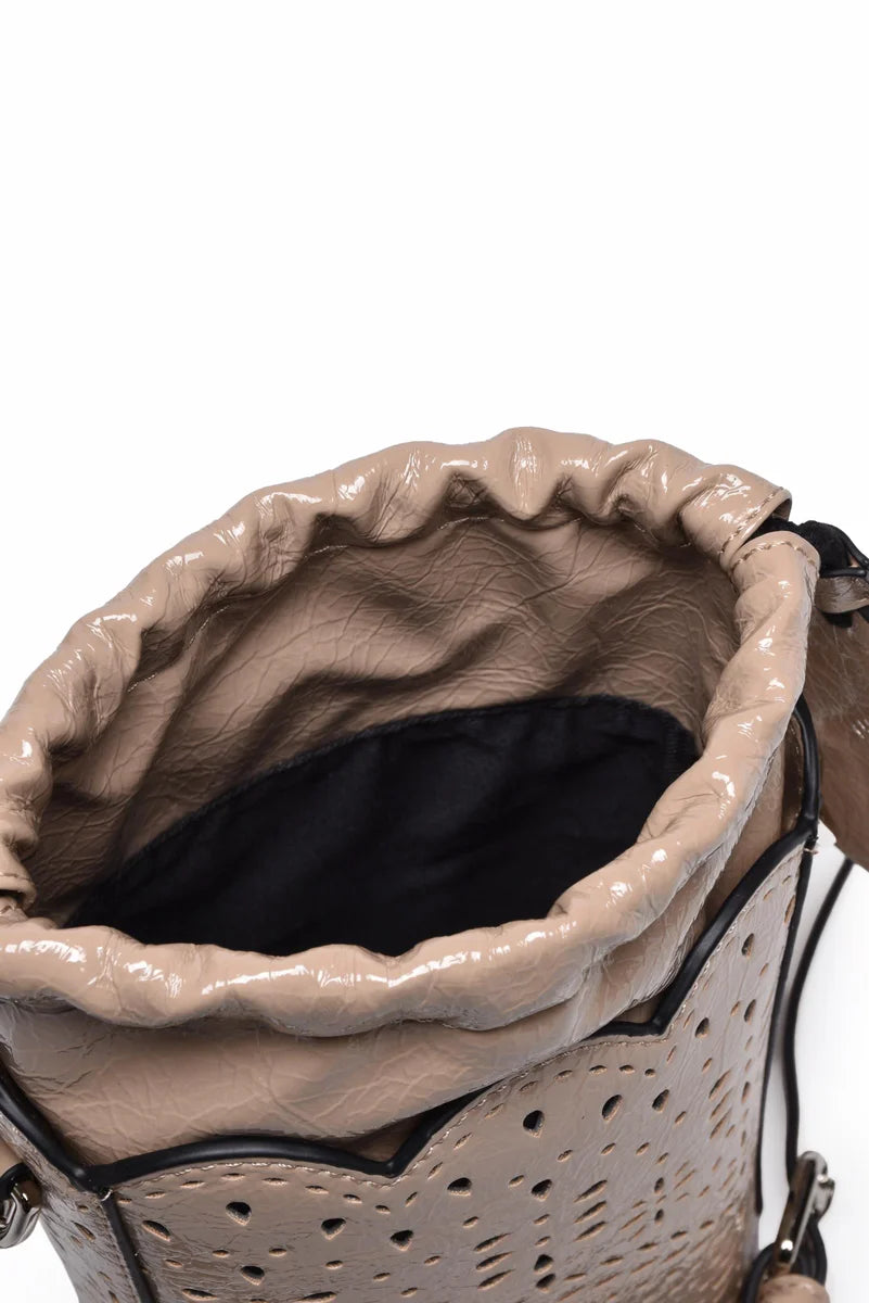 Ermanno Firenze Bucket Bag Terra Naplac - Beige