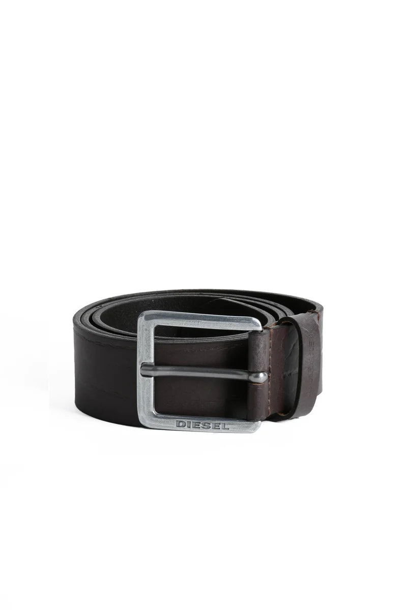 Diesel Leather Belt - Brown