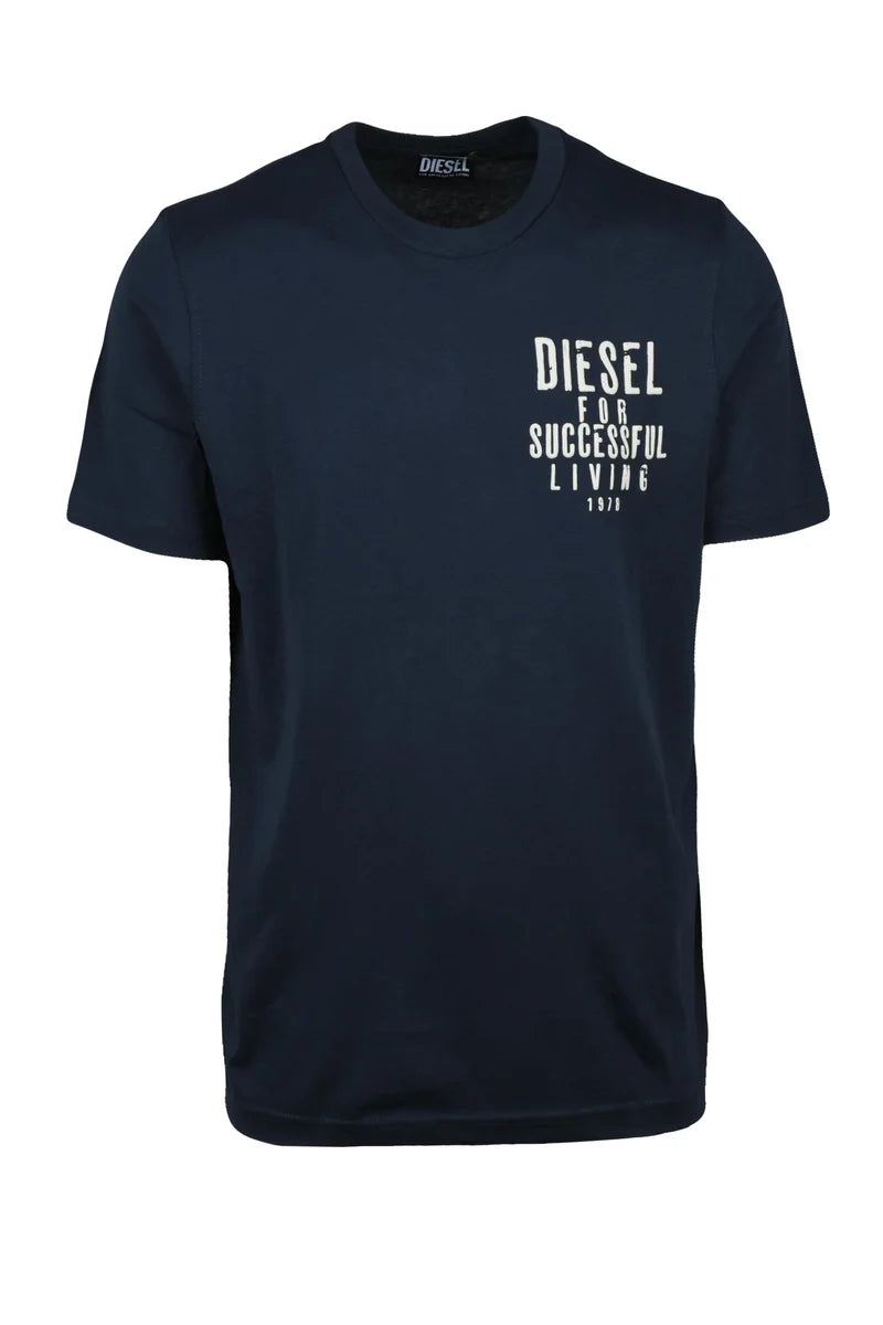 Diesel T-shirt Girocollo - Blu
