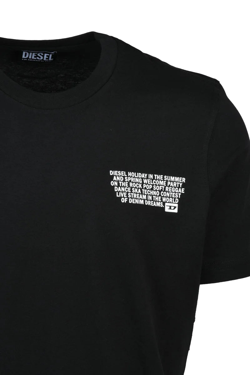 Diesel T-shirt Girocollo - Nero