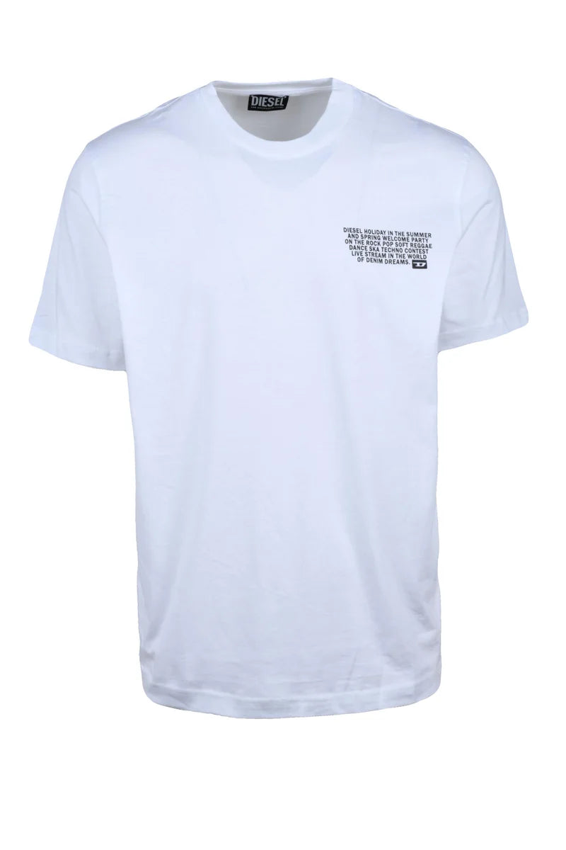 Diesel T-shirt Cotone - Bianco
