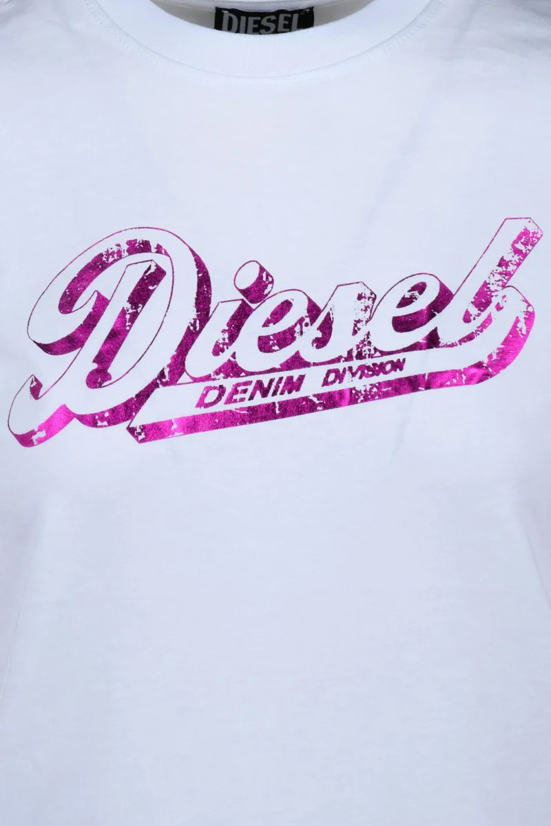 Diesel T-shirt Cotone - Bianco