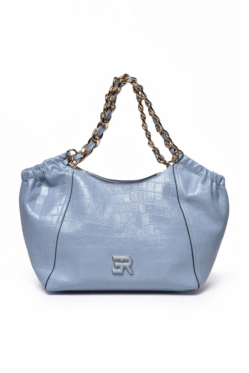 Ermanno Firenze Tote Tamara Small - Celeste