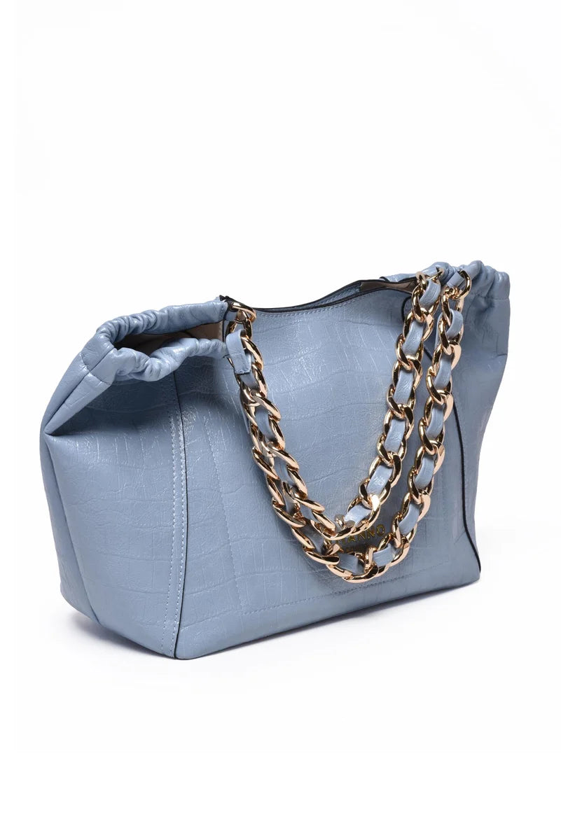 Ermanno Firenze Tote Tamara Small - Celeste