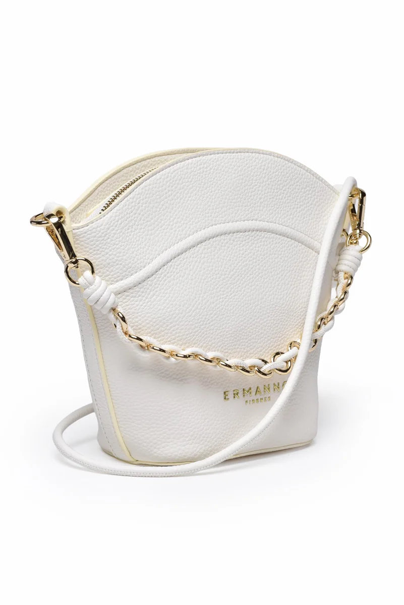 Ermanno Firenze Travis Bucket Bag - White