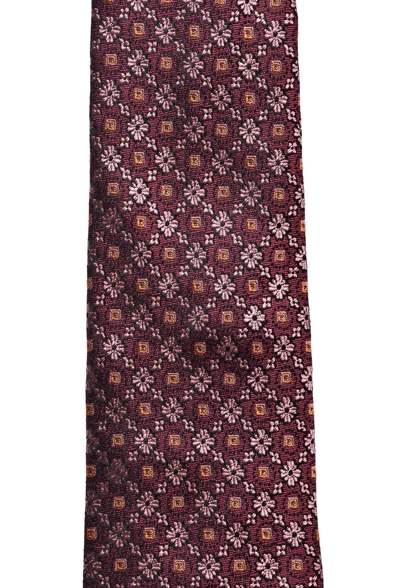 Etro Cravatta in Seta Jacquard - Bordeaux