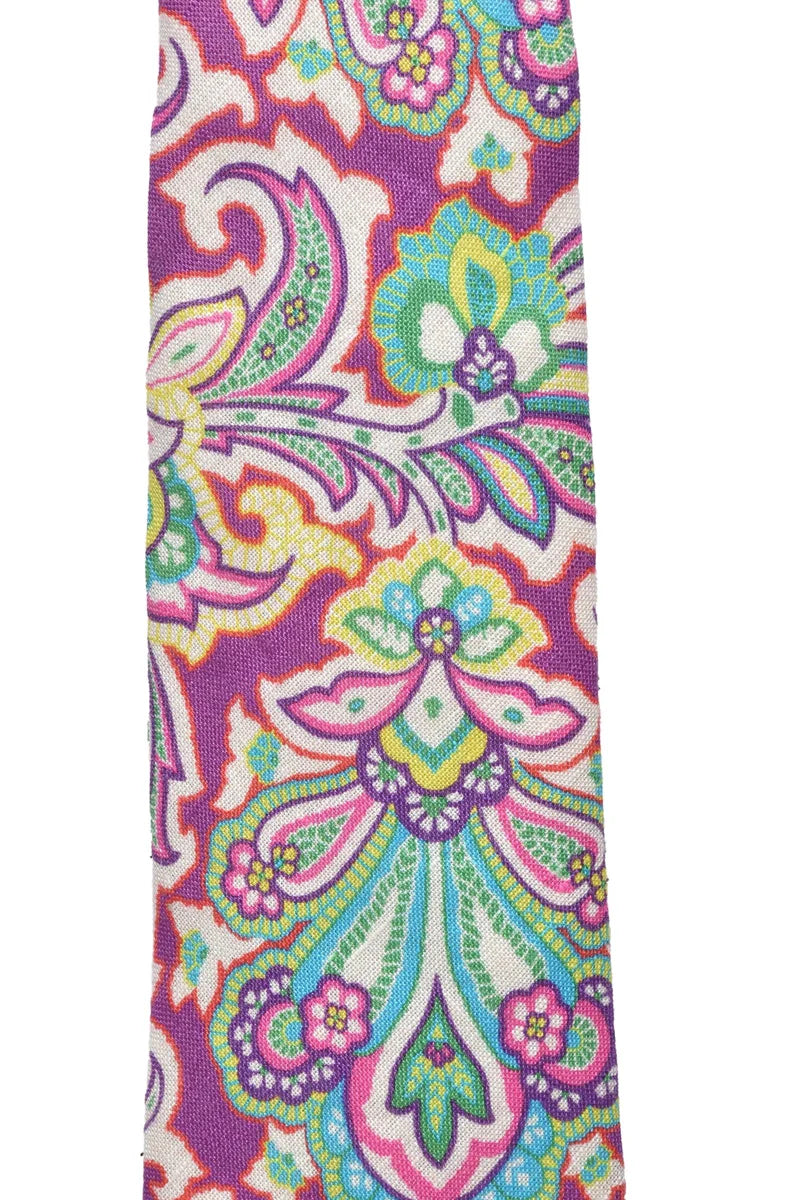 Etro Cravatta Fantasia in Lino - Multicolore