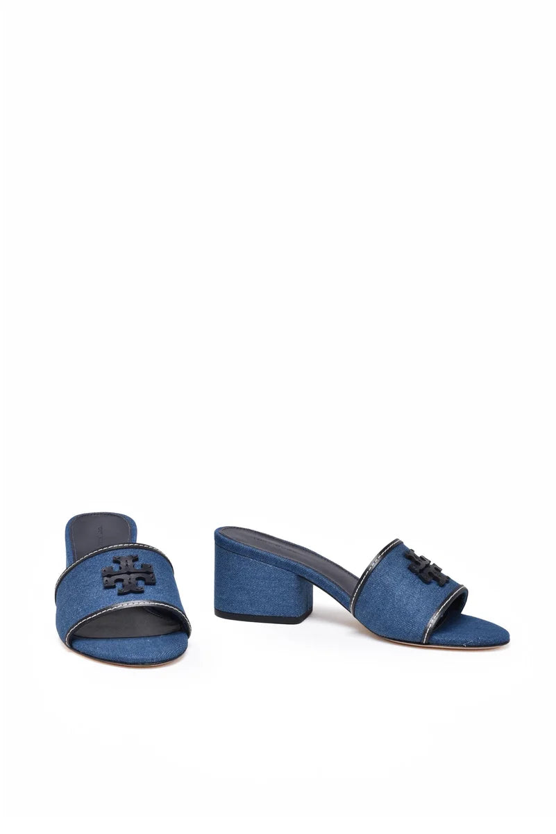 Tory Burch Sandalo Mules Denim - Denim