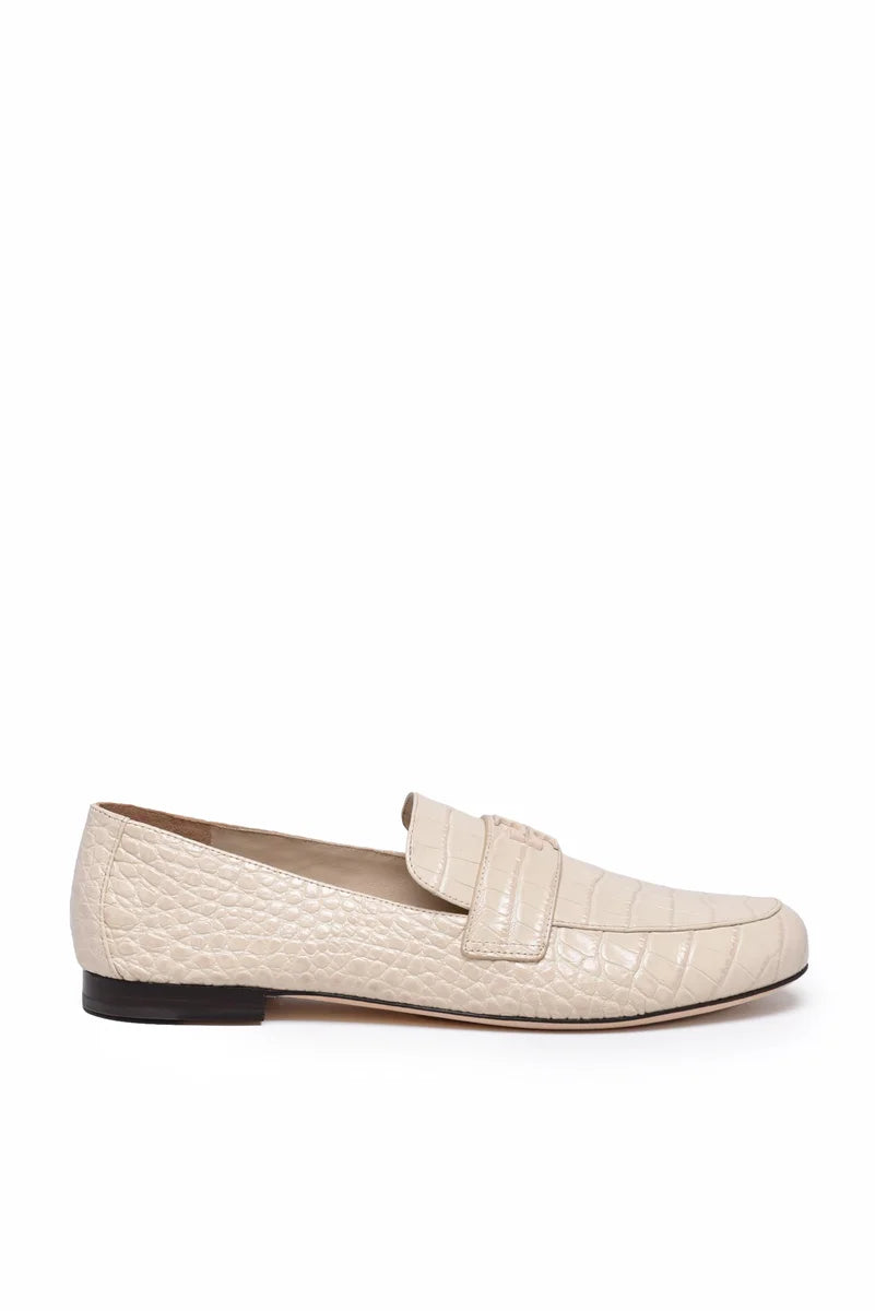 Tory Burch Mocassino in Pelle - Cream