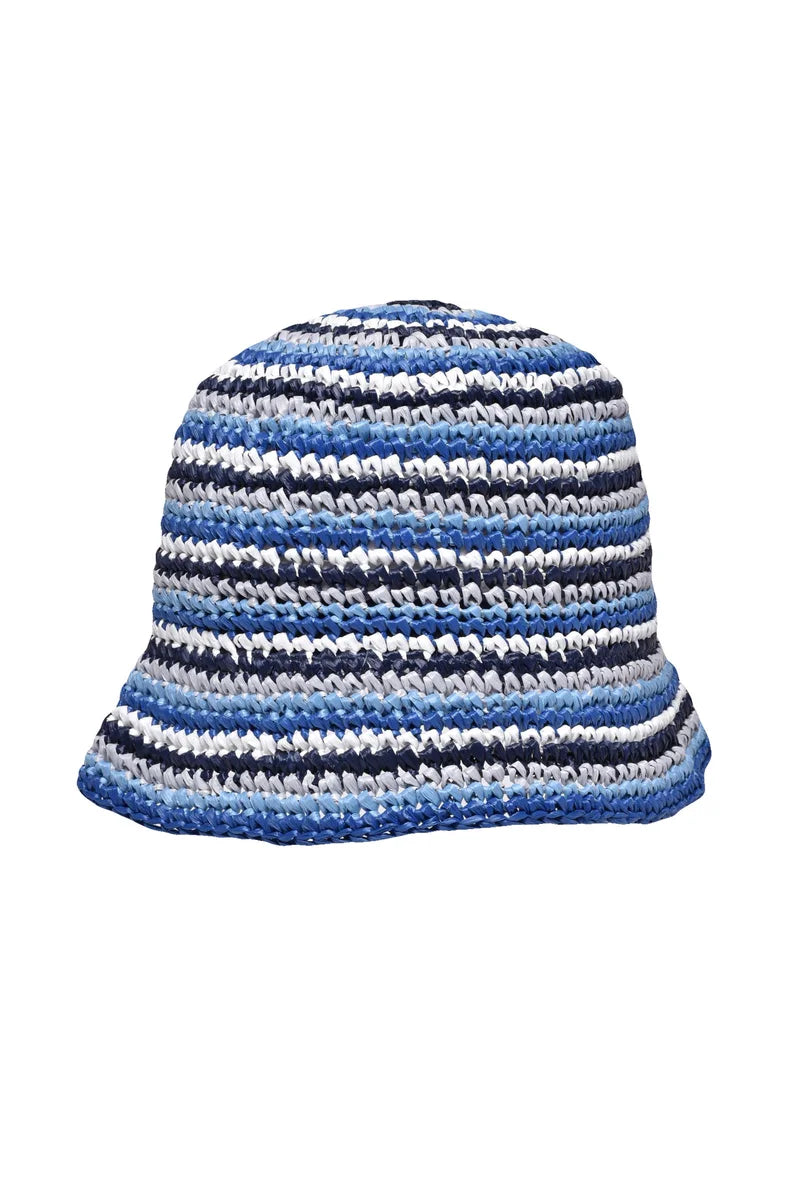 Missoni Raffia Hat - Turquoise