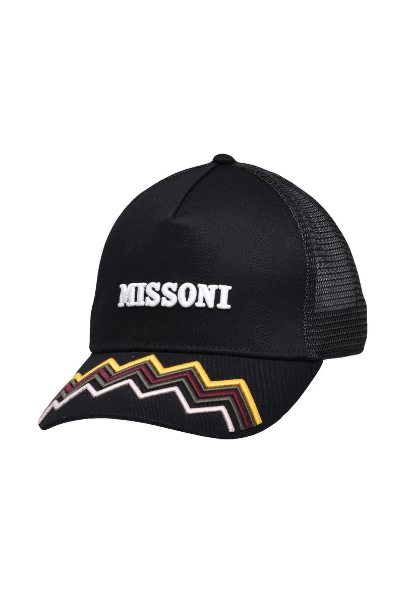 Missoni Cappello Cotone/Poliestere Nero Uomo