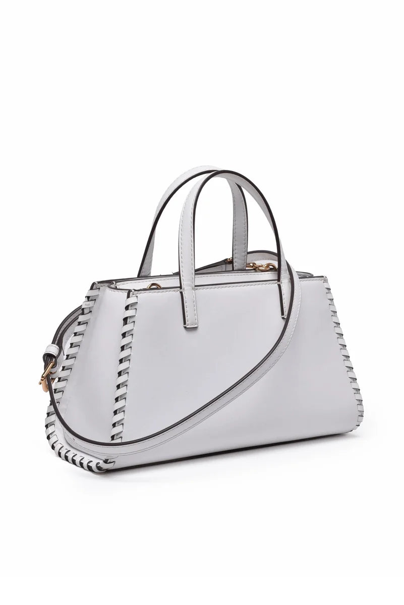 Tory Burch Emerson Whipstitch Tote Mini - Bianco