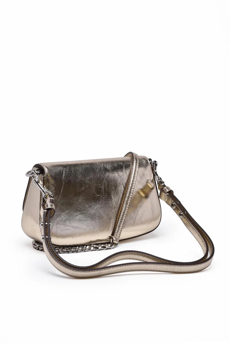 Tory Burch Britten Metallic Borsa A Spalla - Oro