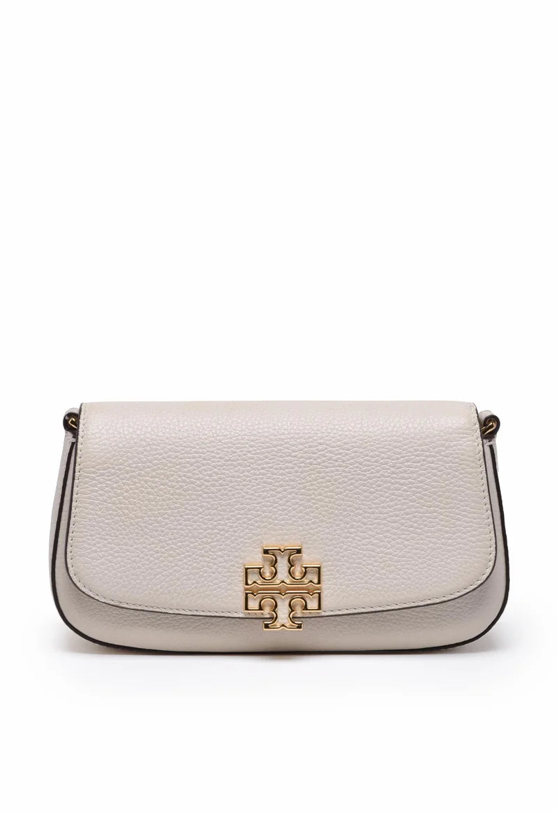 Tory Burch Britten Convertible Tracolla - Bianco