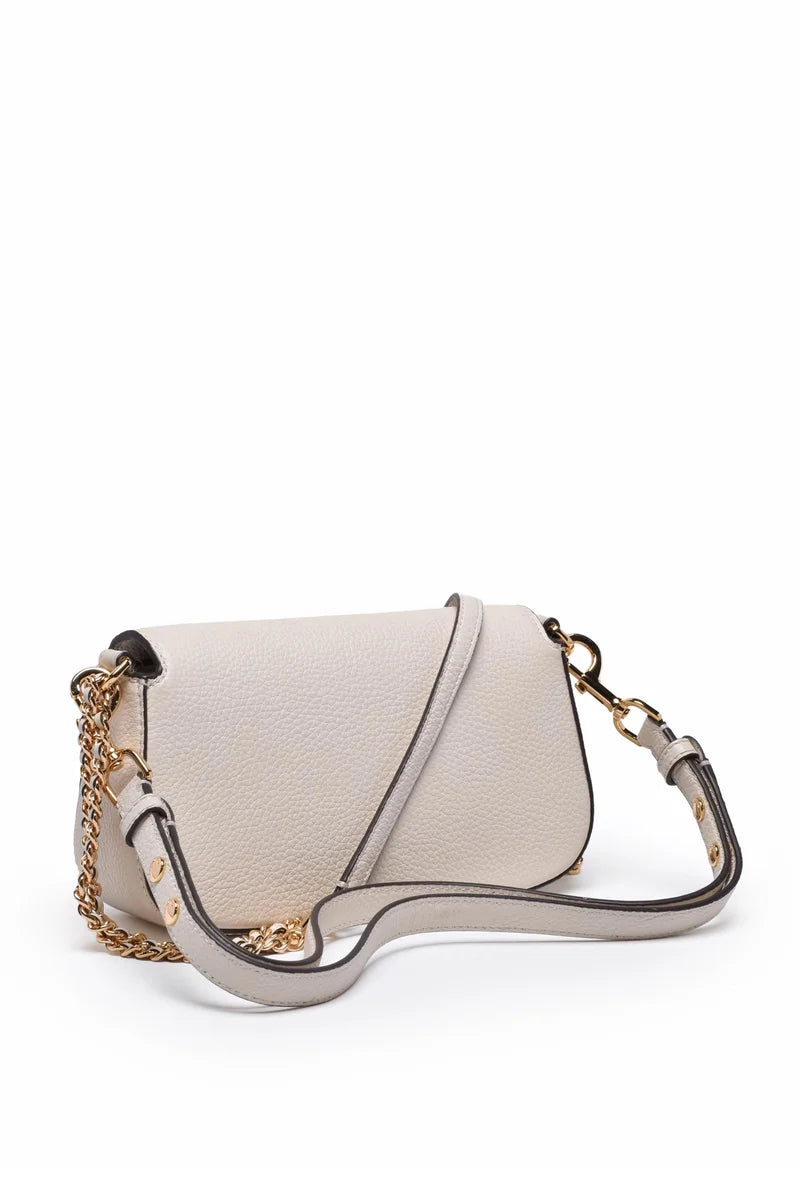 Tory Burch Britten Convertible Tracolla - Bianco