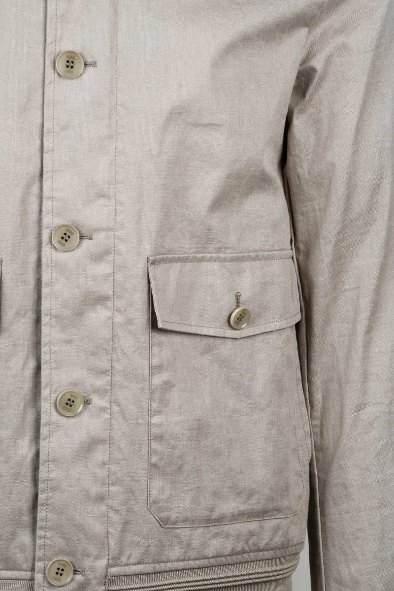 Duno Cappotto Lino Soil Portobello - Beige