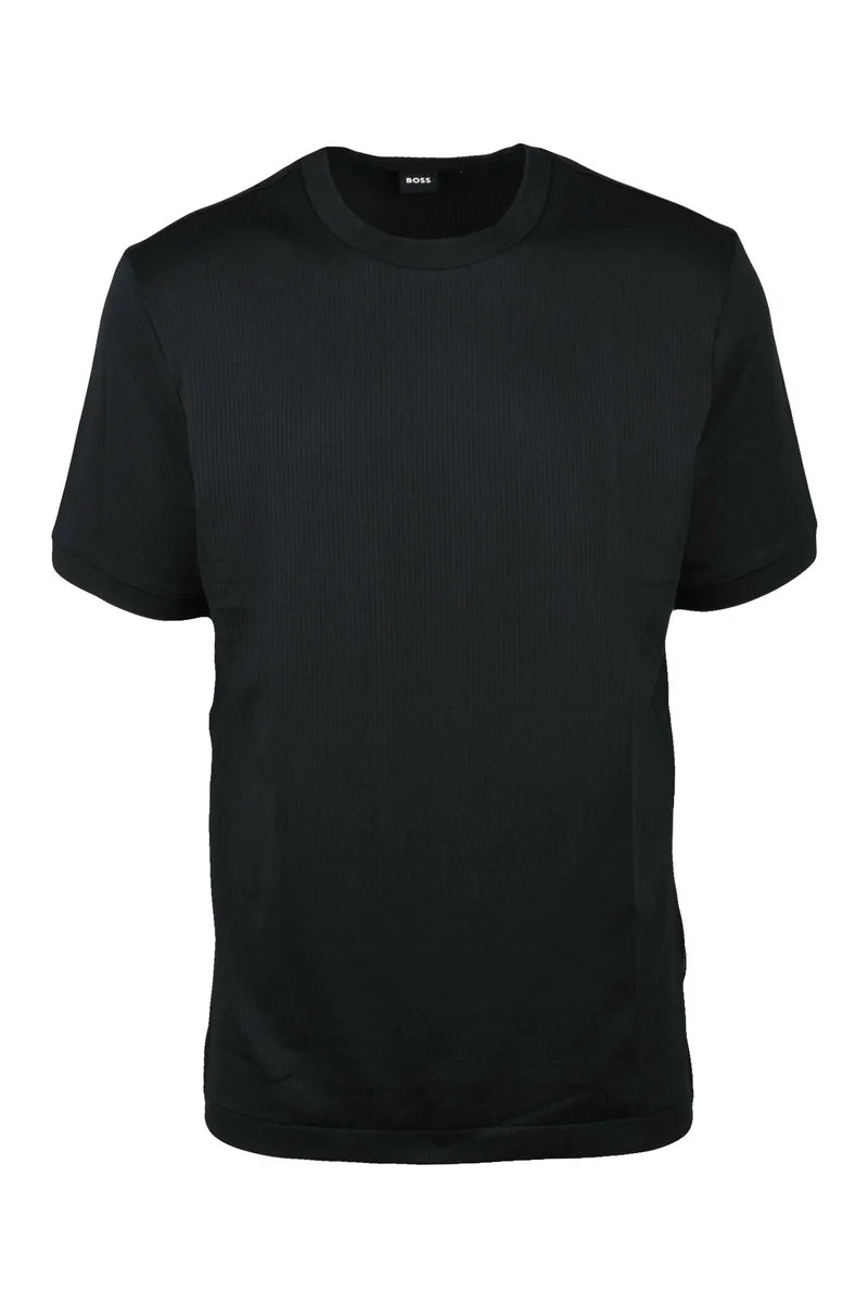 BOSS T-shirt Tessuto Tecnico - Nero
