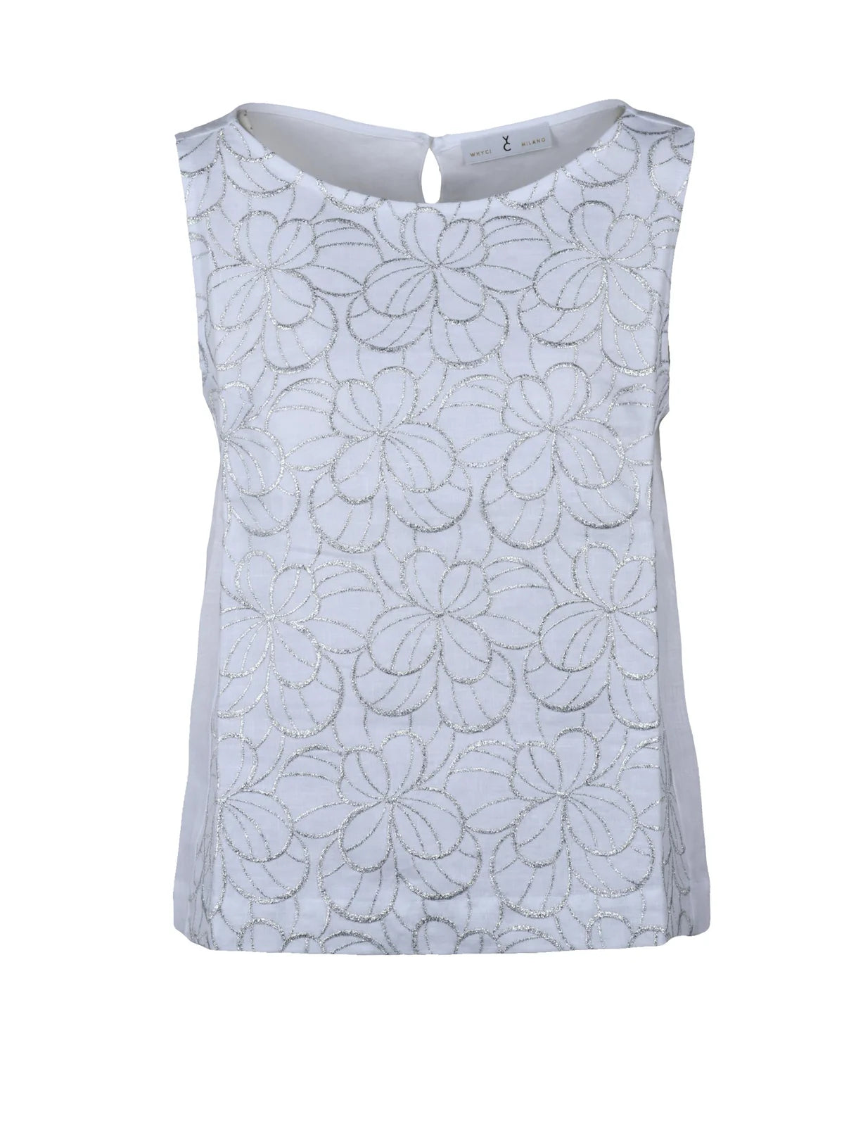Whyci Top Lino - Indaco