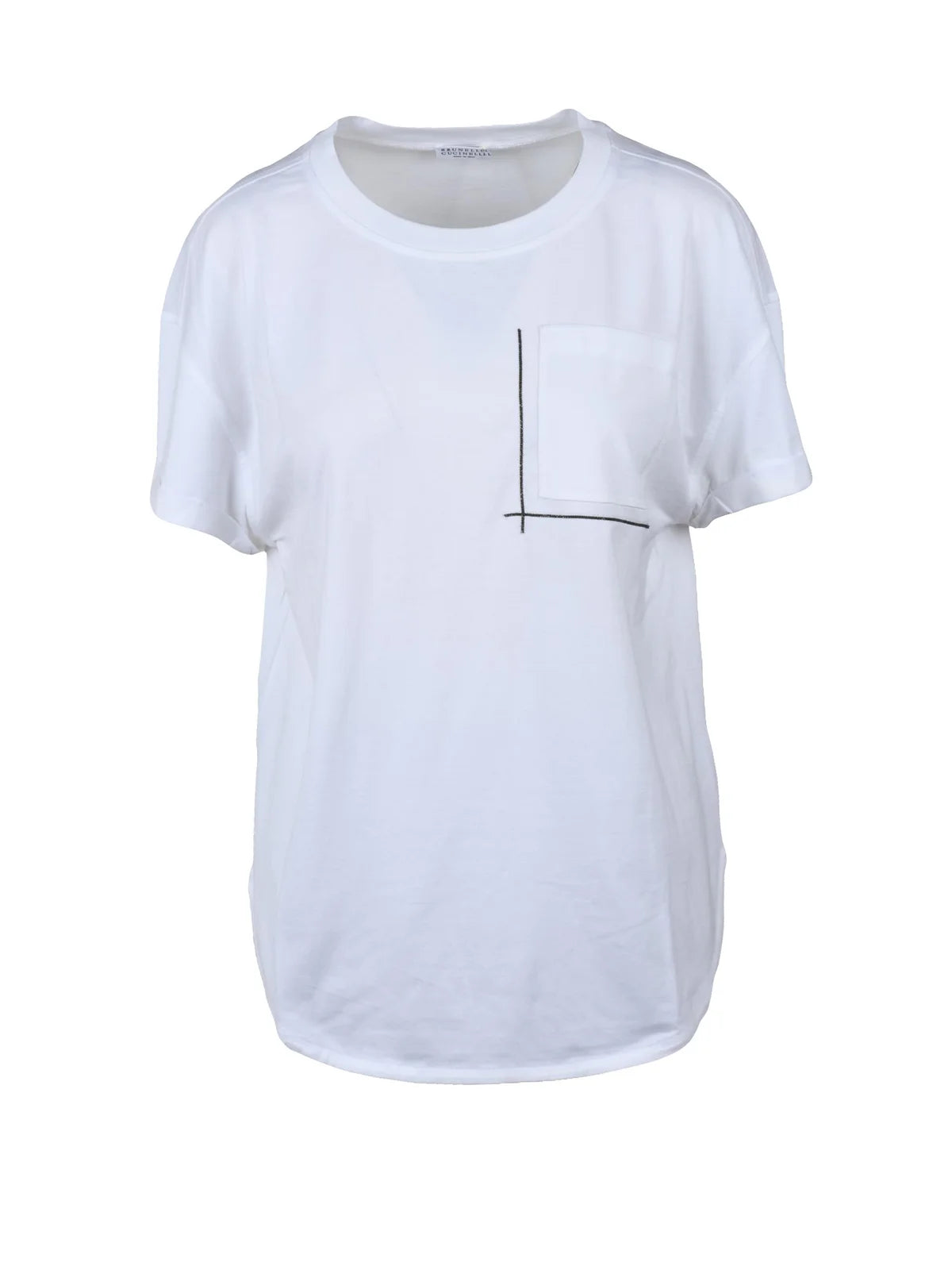 Brunello Cucinelli T-shirt Cotone - Bianco