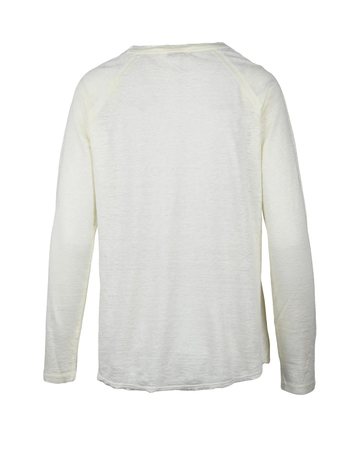 Zanone-slowear T-shirt Lino Maniche Lunghe - Bianco