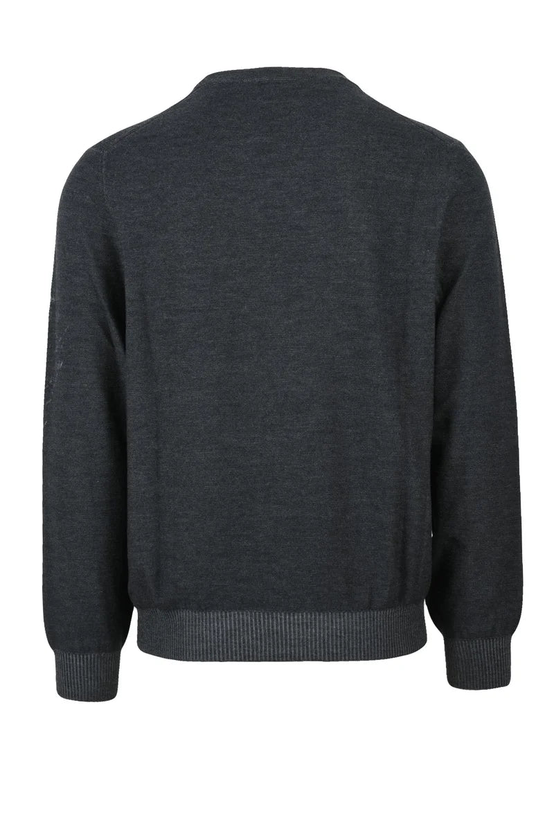 Alexander McQueen Maglioncino Girocollo Lana - Grigio