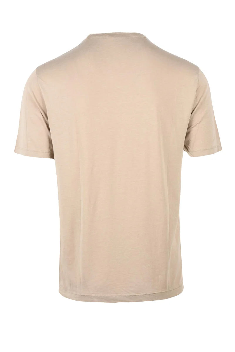 Officine Générale T-shirt Lyocell Cotone - Khaki