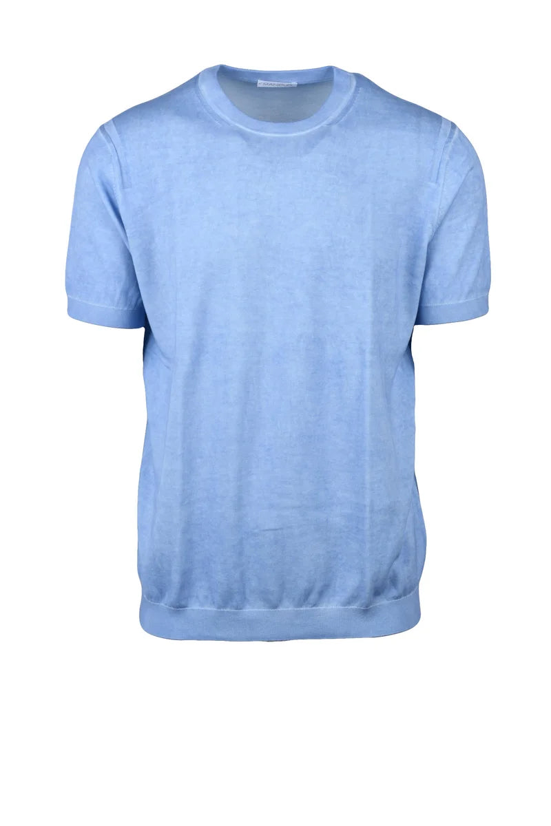Manipur Short Sleeve Pullover - Sky Blue