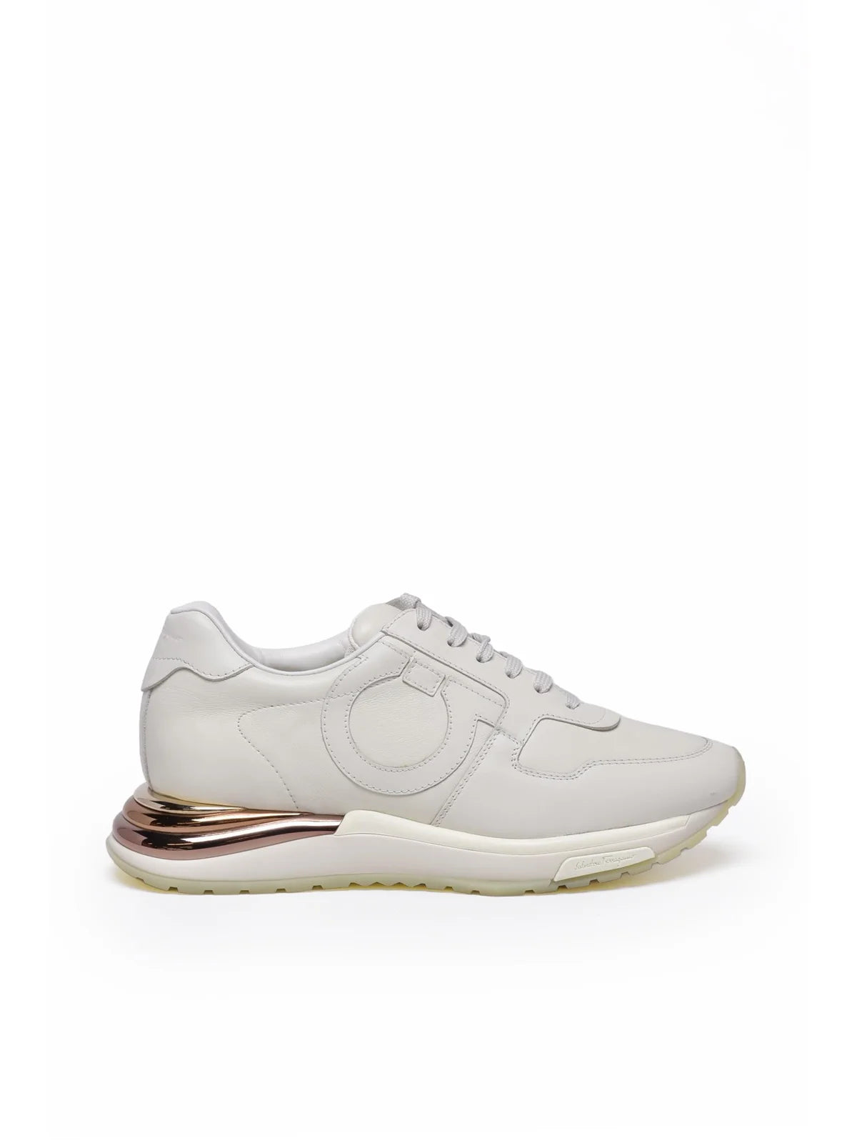 Salvatore Ferragamo Brooklyn Sneakers Pelle - Bianco