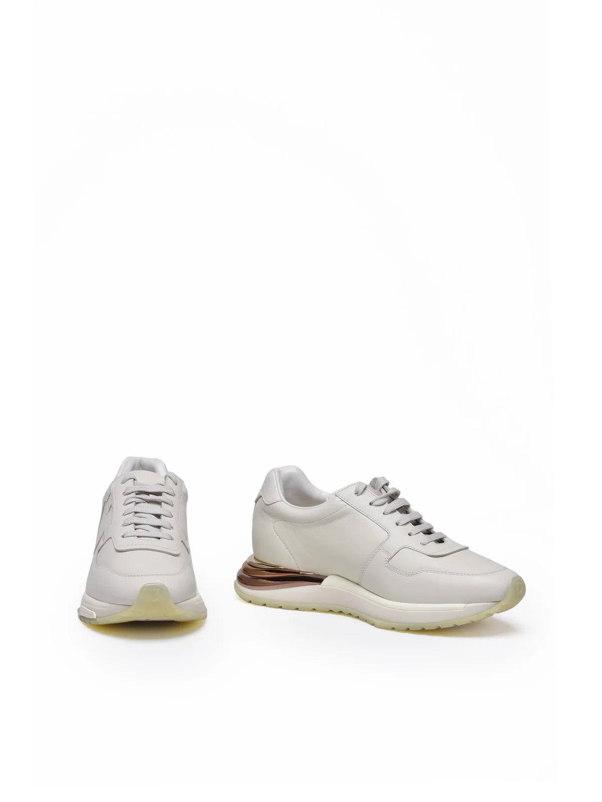 Salvatore Ferragamo Brooklyn Sneakers Pelle - Bianco