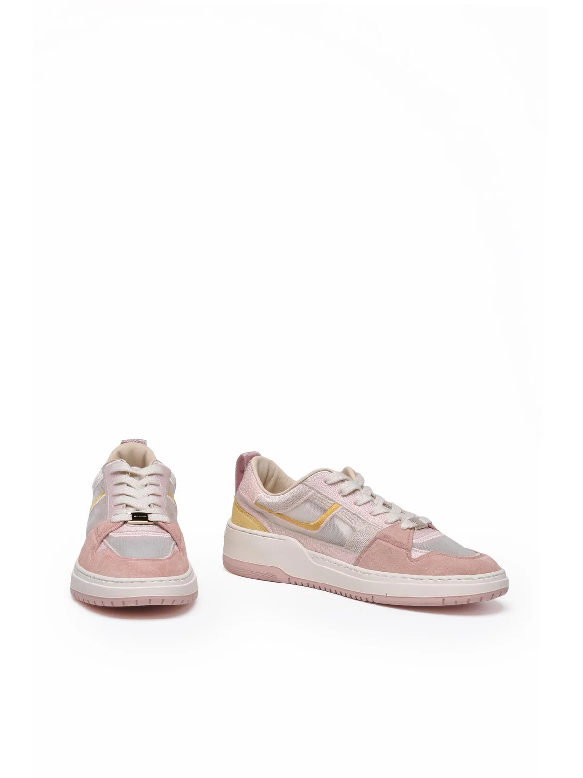 Ferragamo Destiny Sneaker - Bianco/Rosa