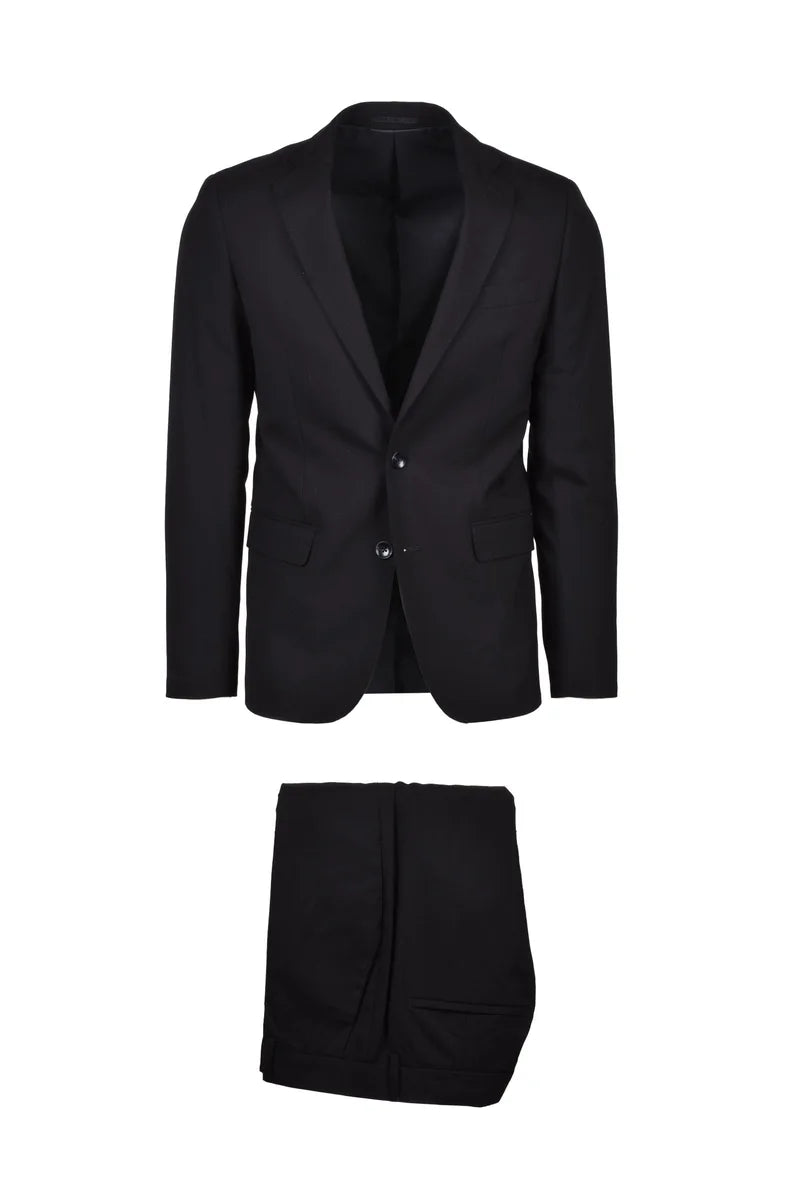 Premier Homme Abito Giacca Stondata - Nero