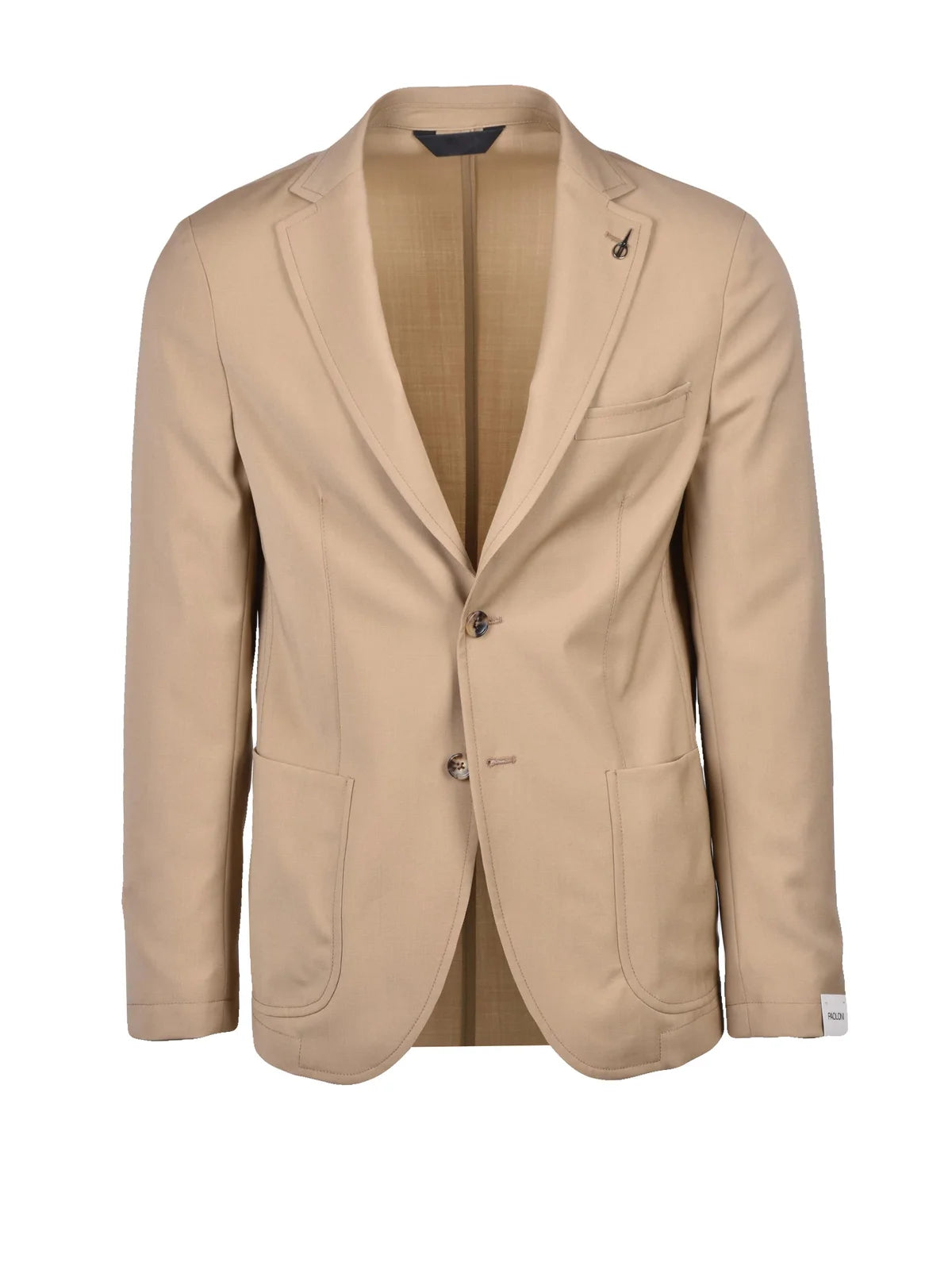 Paoloni Giacca Lana Vergine - Beige