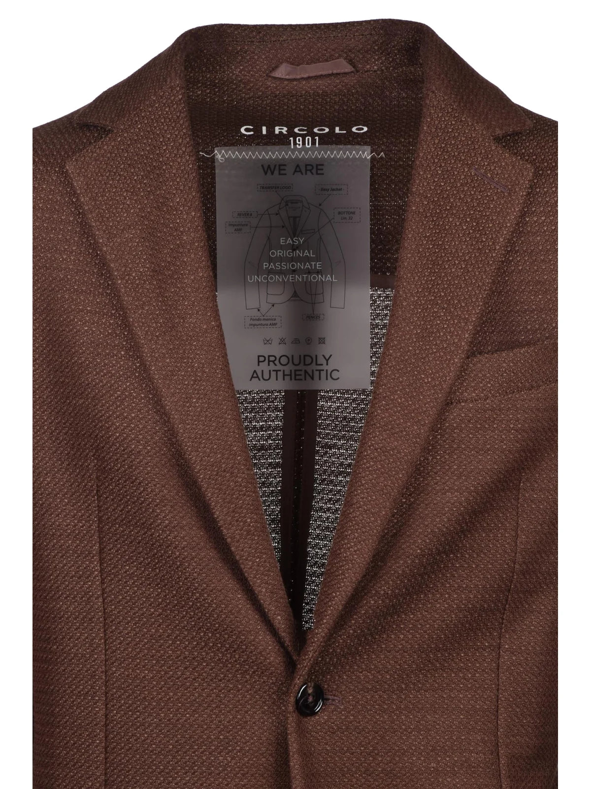 Circolo 1901 Cotton Linen Brown Jacket