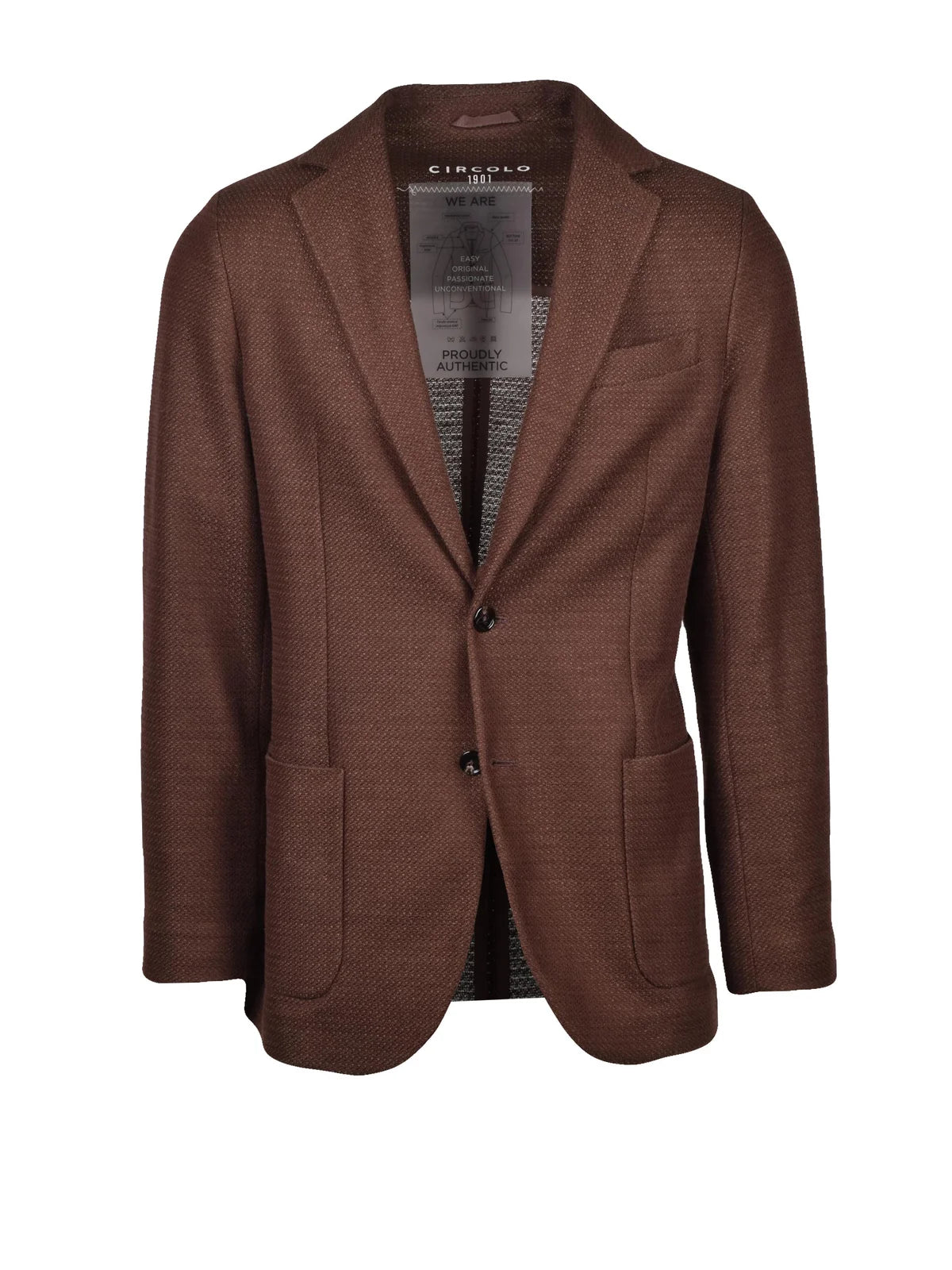 Circolo 1901 Cotton Linen Brown Jacket