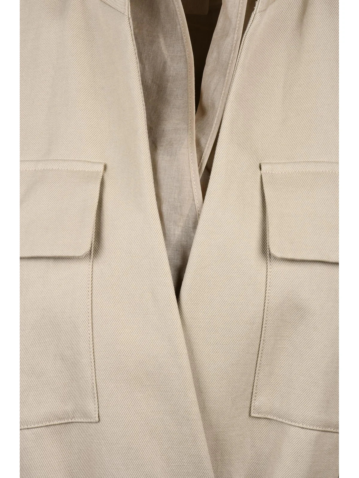 Brunello Cucinelli Smanicato Cotone/Lino - Beige