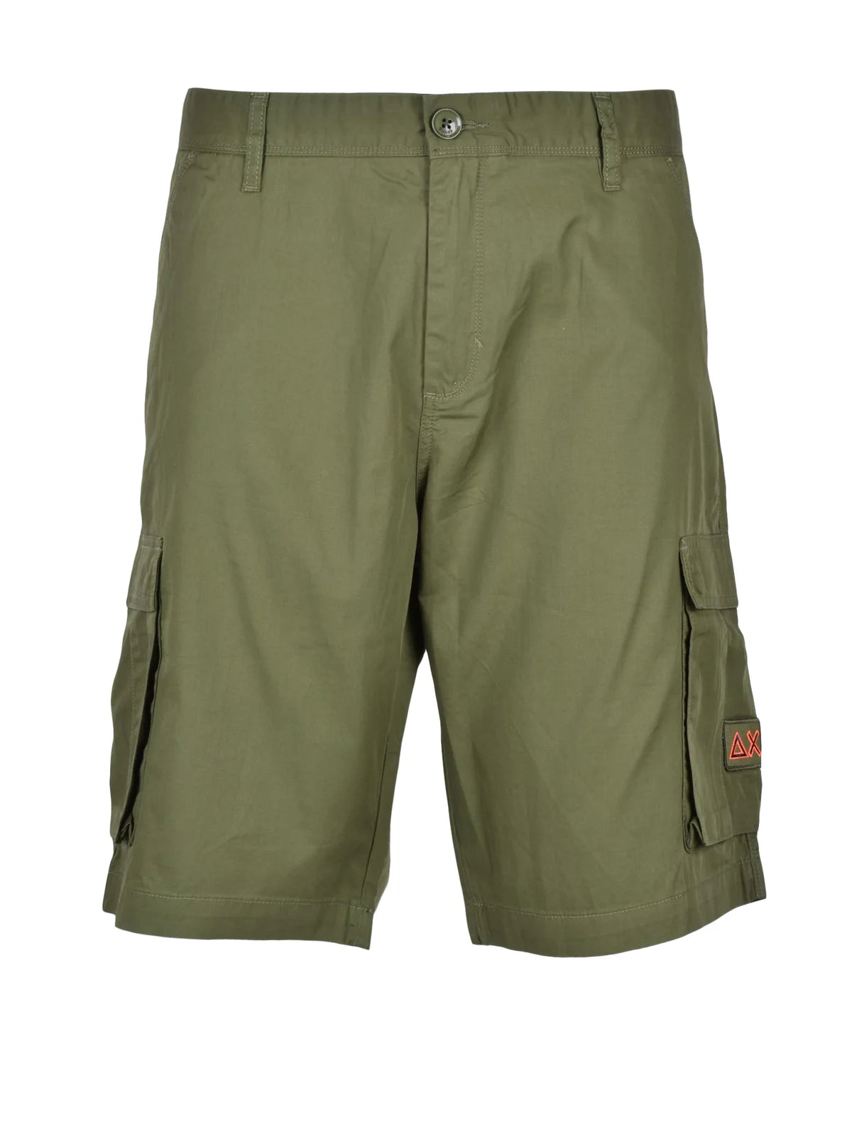 Sun68 Military Beach Shorts - Green