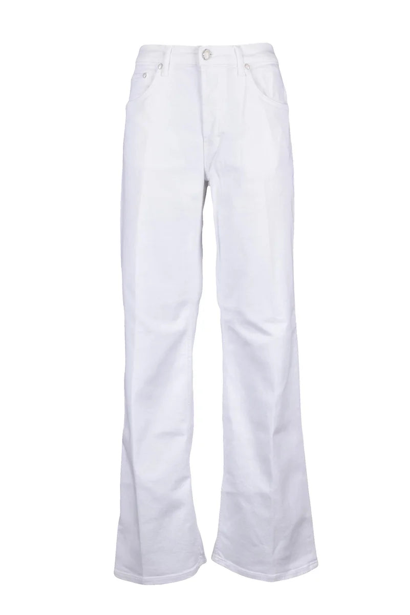 Dondup Jeans Jacklyn Cotone Stretch - Bianco