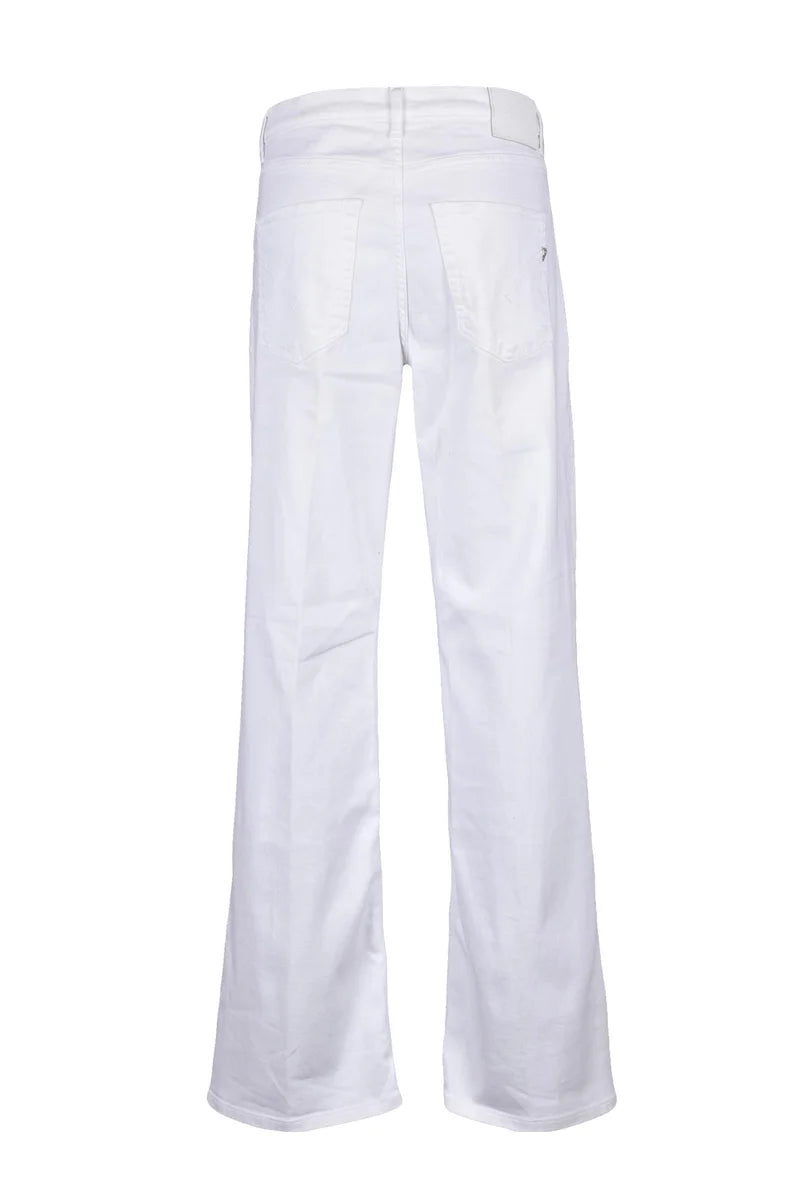 Dondup Jeans Jacklyn Cotone Stretch - Bianco