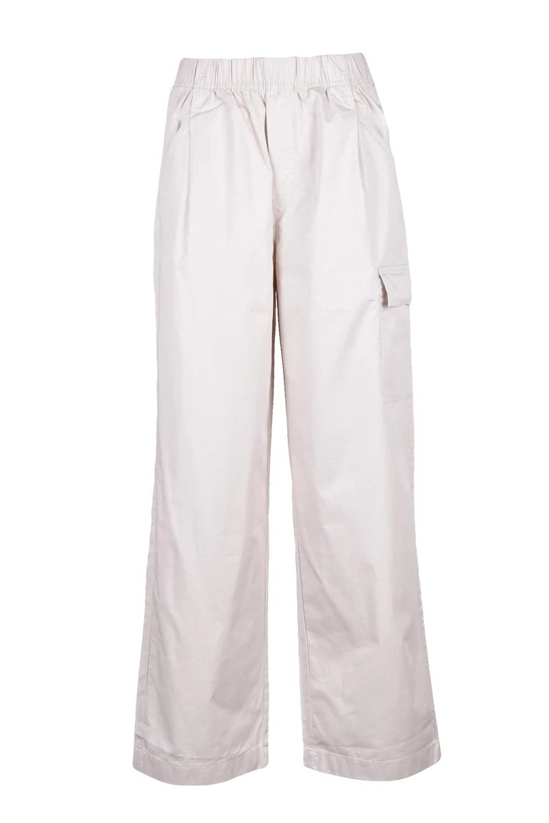 Calvin Klein Jeans Pantalone Cargo Cotone Gamba Larga - Beige