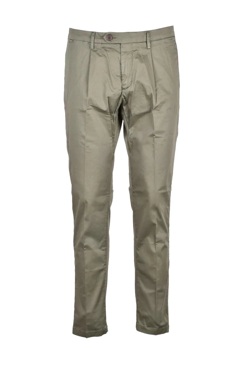 Yan Simmon Pantaloni Friend Cotone Stretch - Verde
