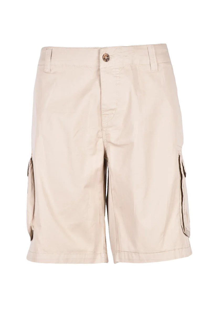 Mc2 Saint Barth Bermuda Cotone Stretch - Beige