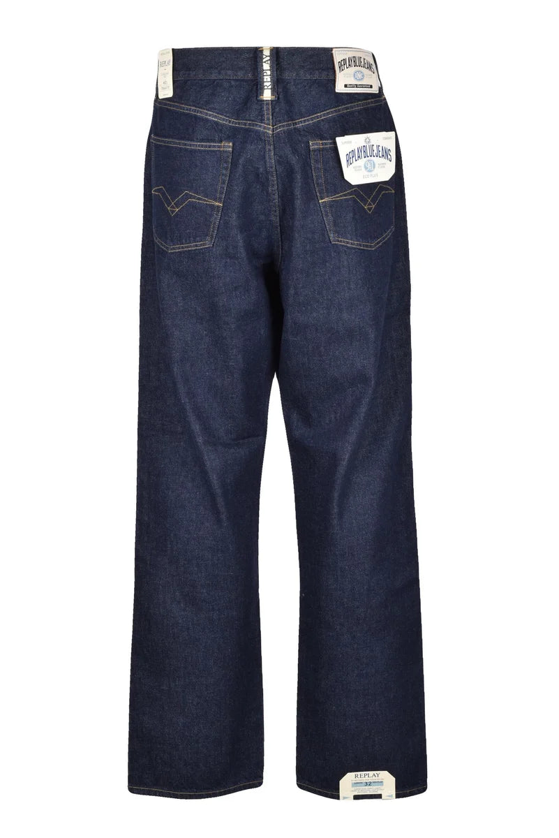Replay Jeans Straight Fit - Blu