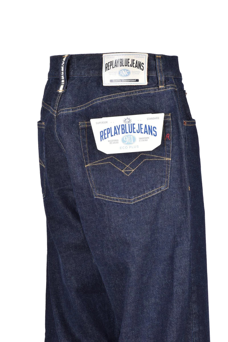 Replay Jeans Straight Fit - Blu