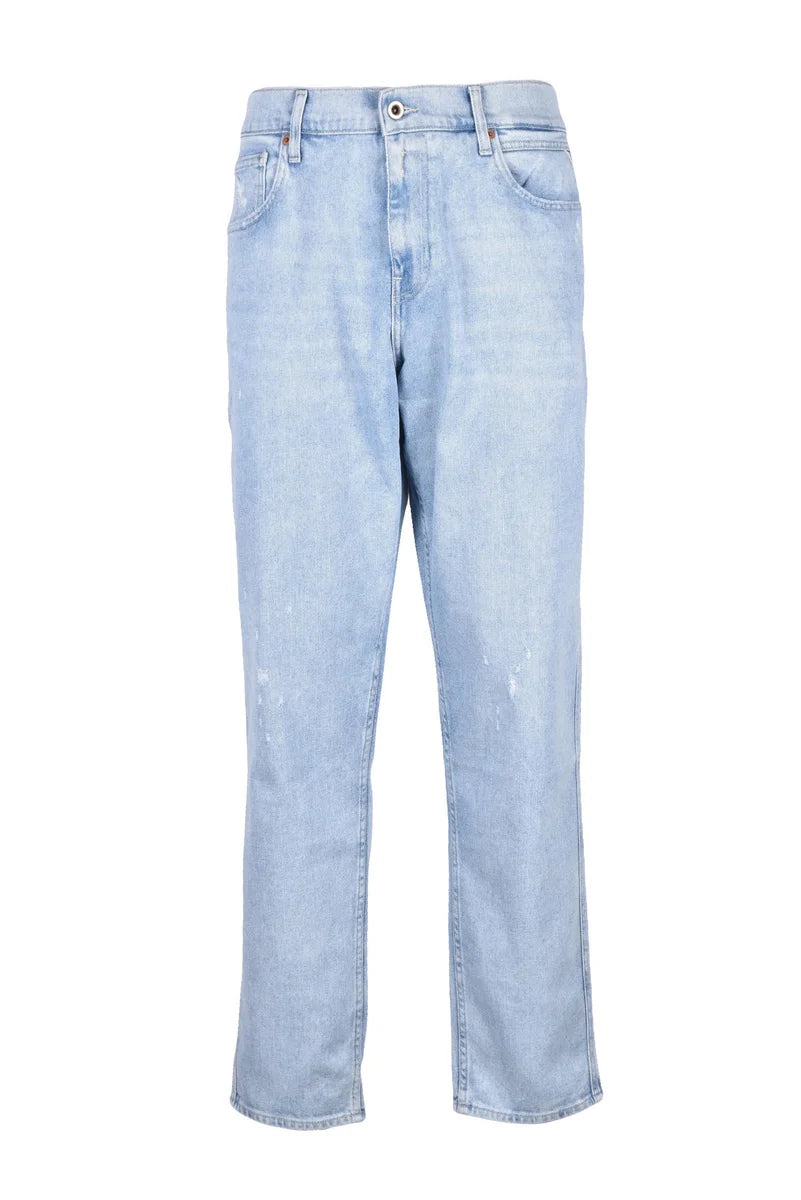 Replay Jeans Sandot Relaxed Tapered - Celeste