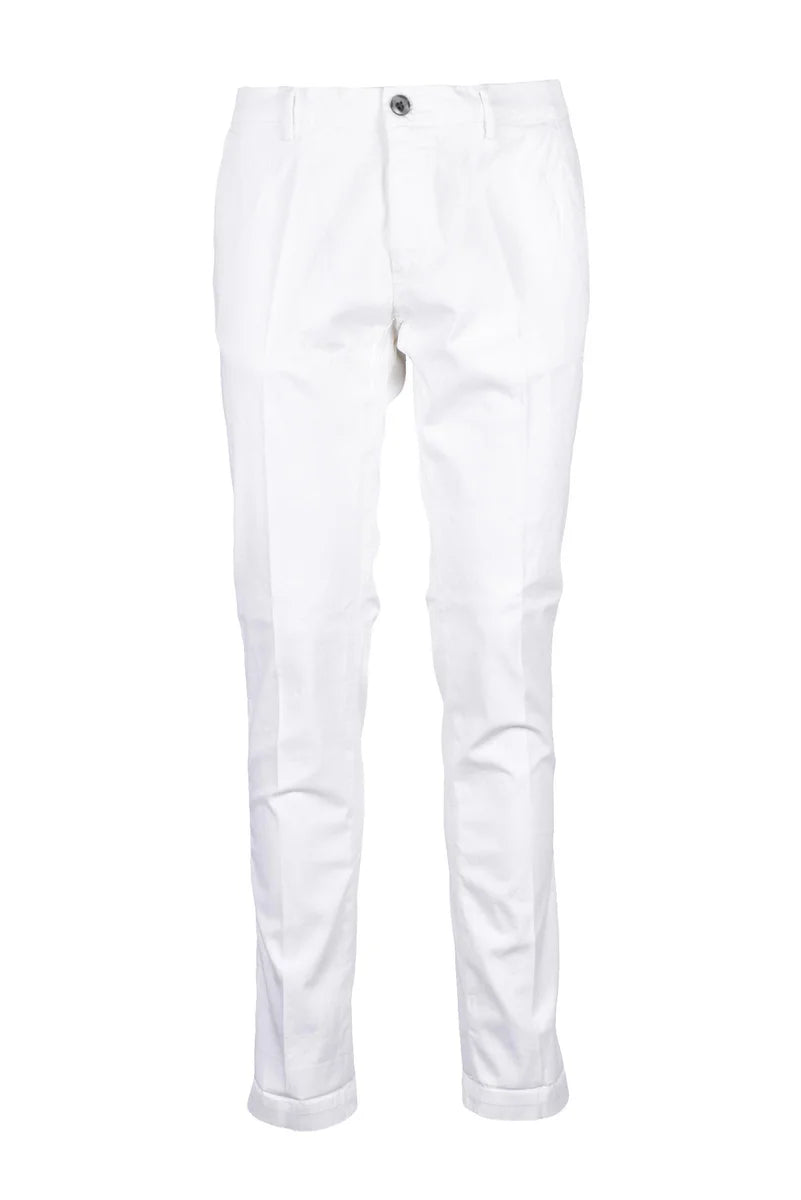Mason's Pantaloni Chino Stretch - Bianco