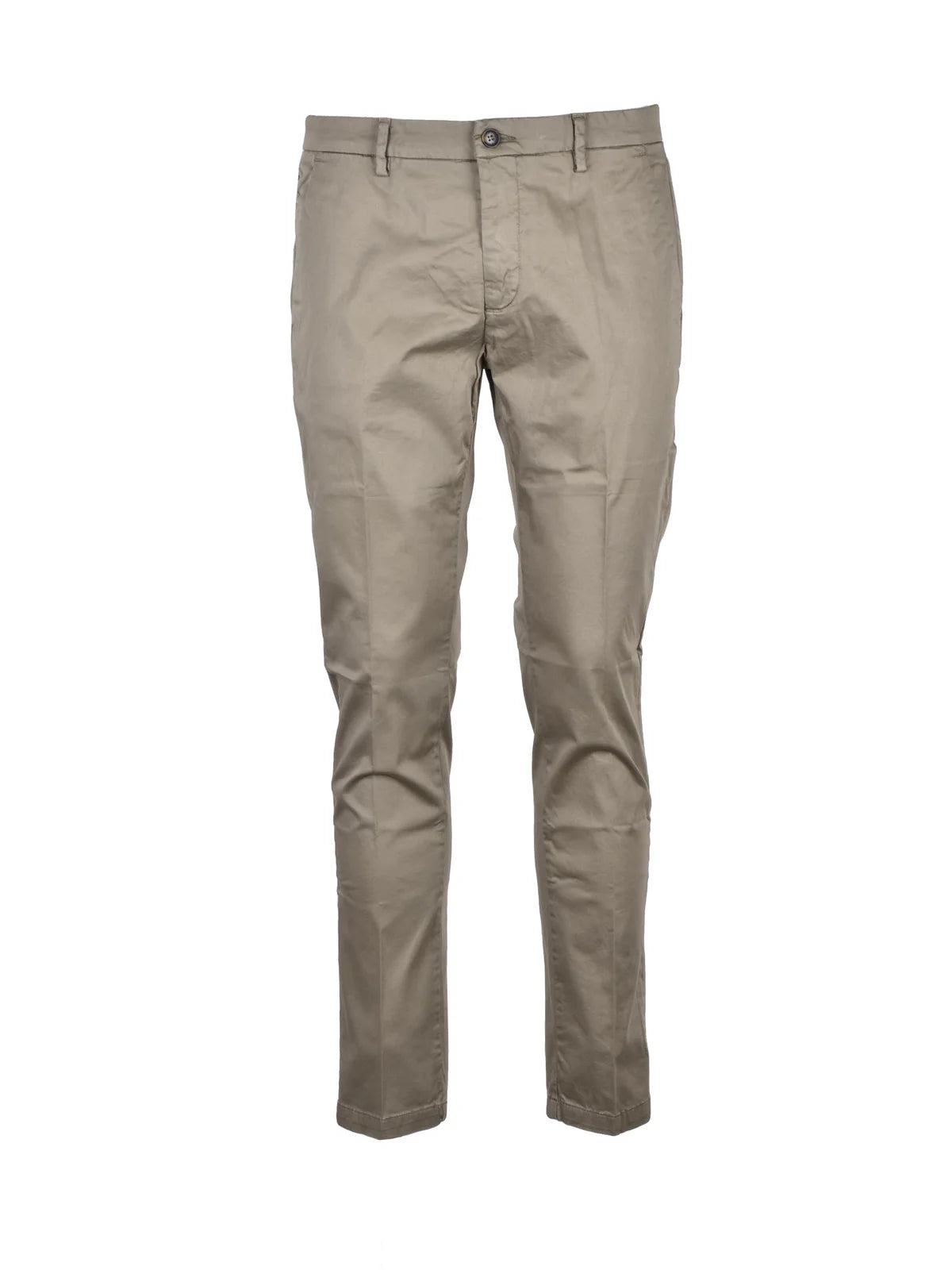 Yan Simmon Pantalone Cotone Stretch - Verde Salvia