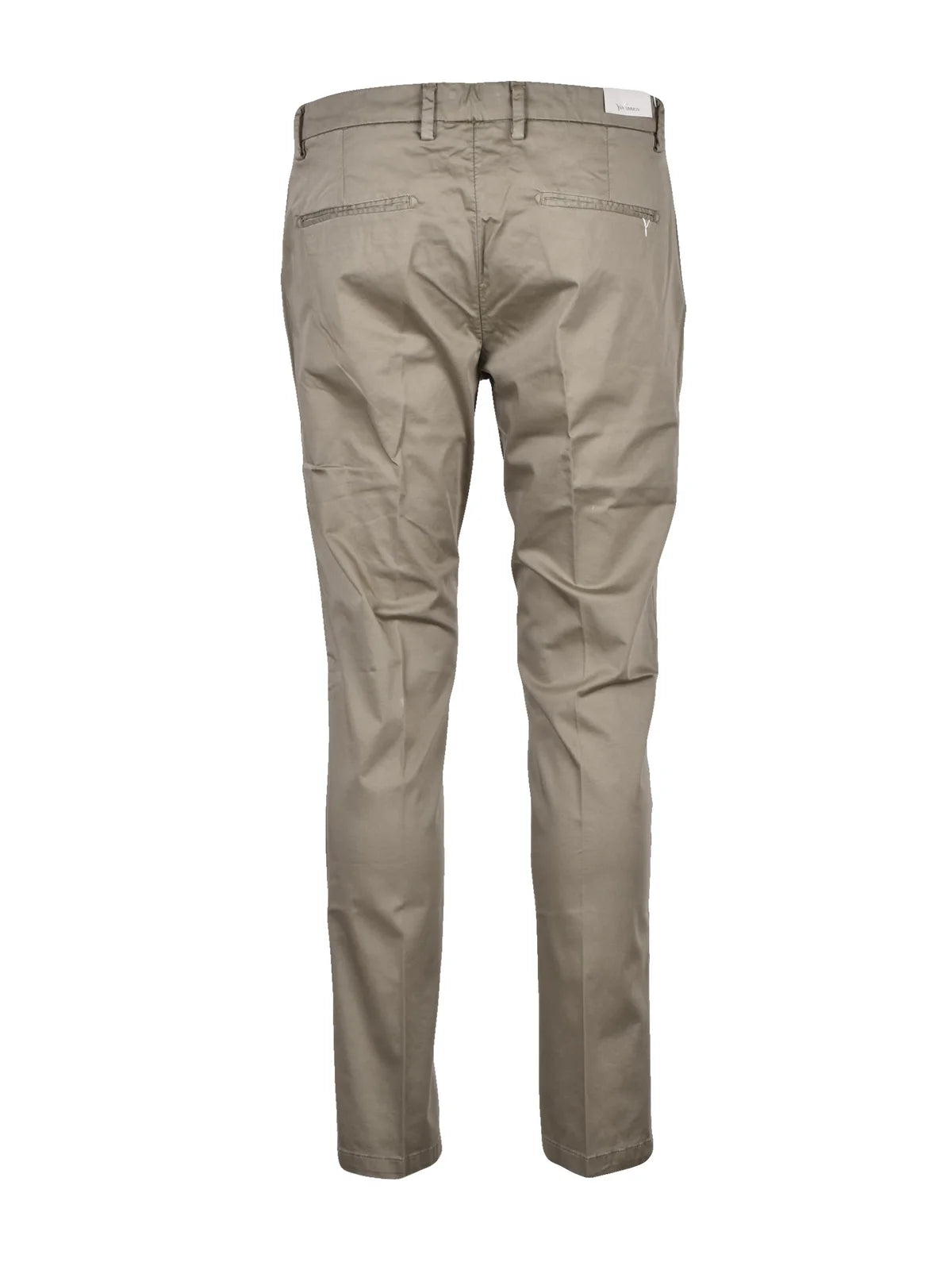 Yan Simmon Pantalone Cotone Stretch - Verde Salvia